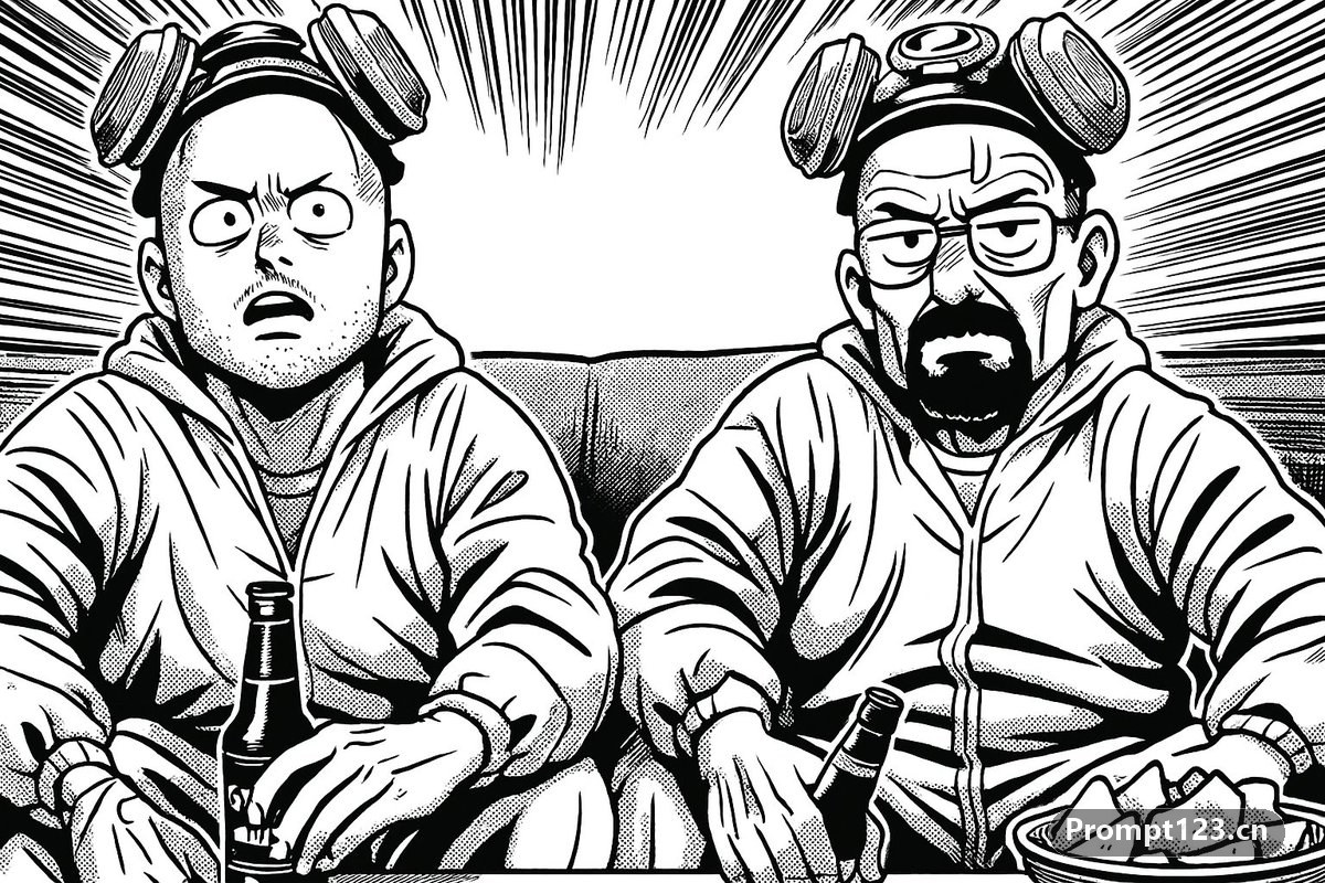 做日本搞笑漫画风格插画 成品示范